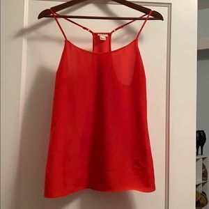 Never worn - Red JCrew camisole